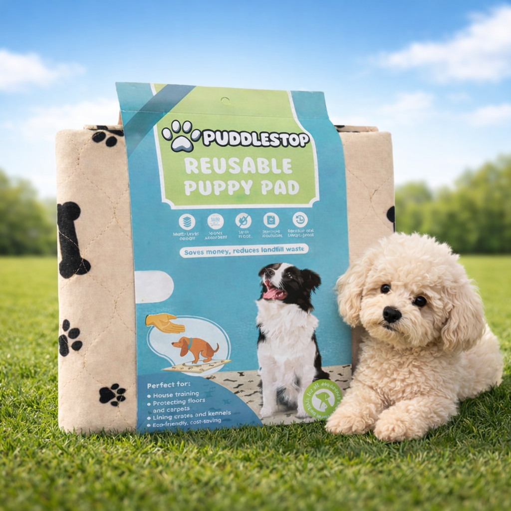 PuddleStop™ The Washable Leak-Proof Puppy Pad