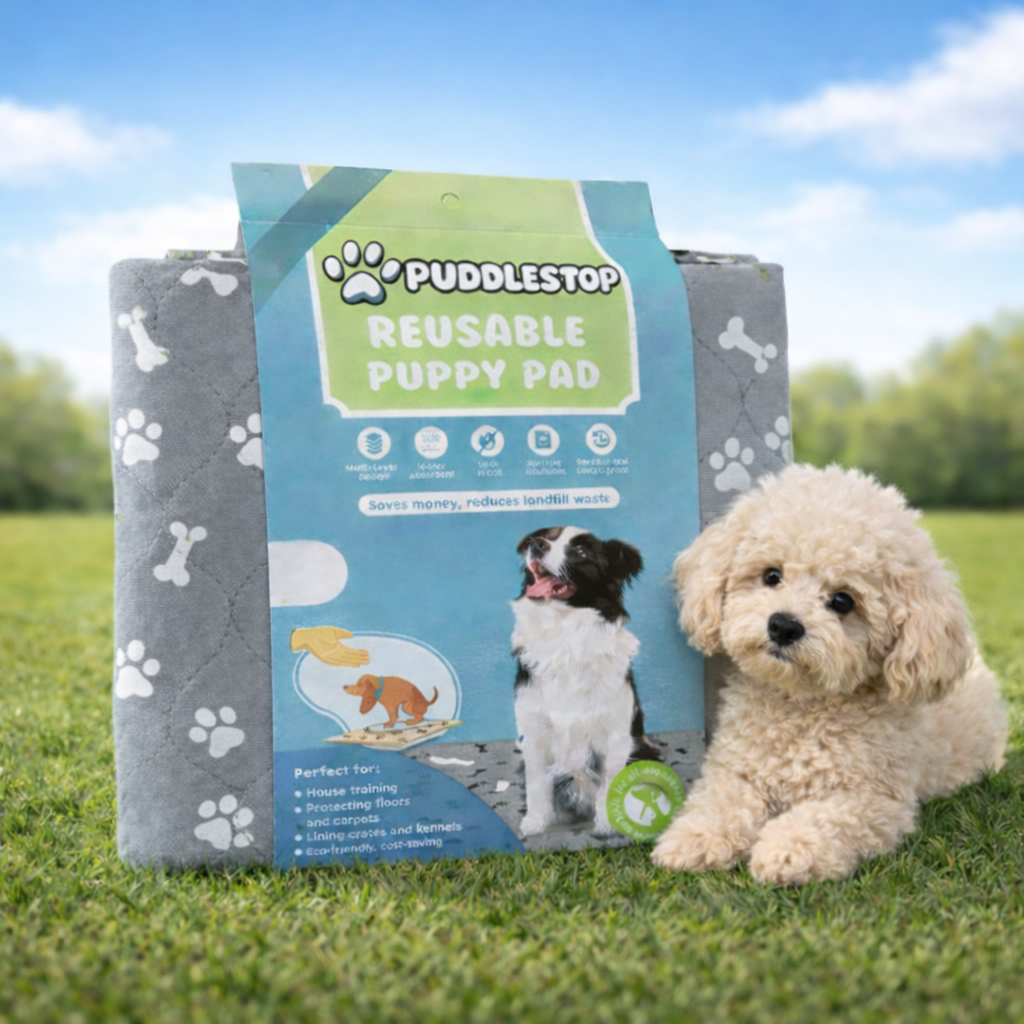 PuddleStop™ The Washable Leak-Proof Puppy Pad